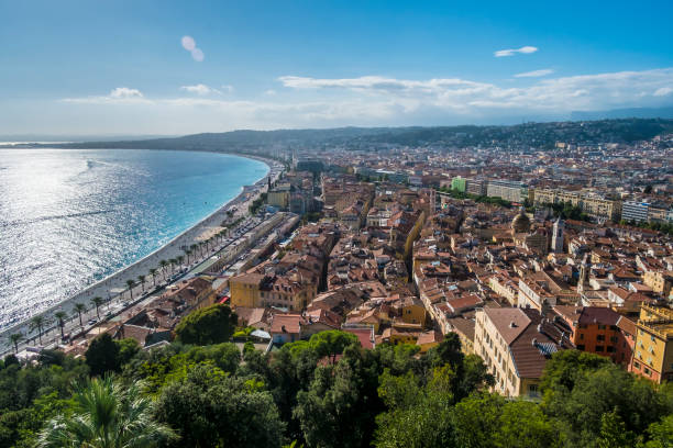 istock Panorama of Nice Town and Beach 1181151002