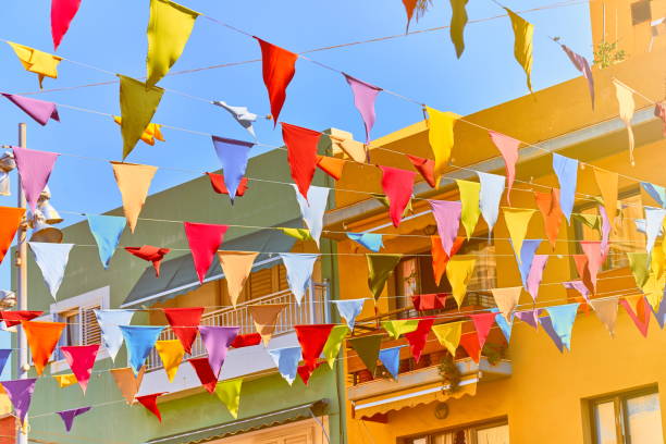 istock color flag street decoration 1181153648