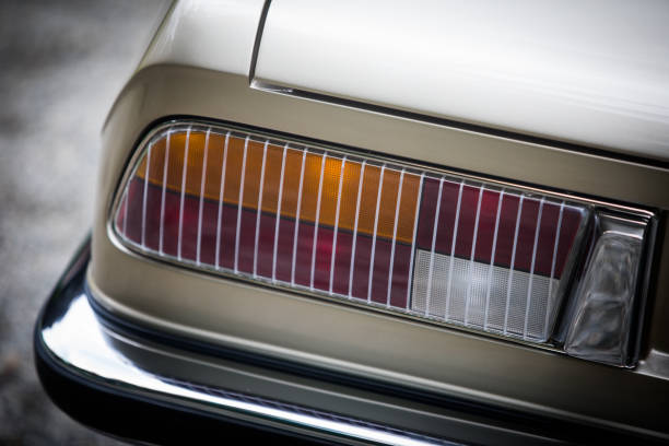 istock Tail light of a classical vintage car 1181155440