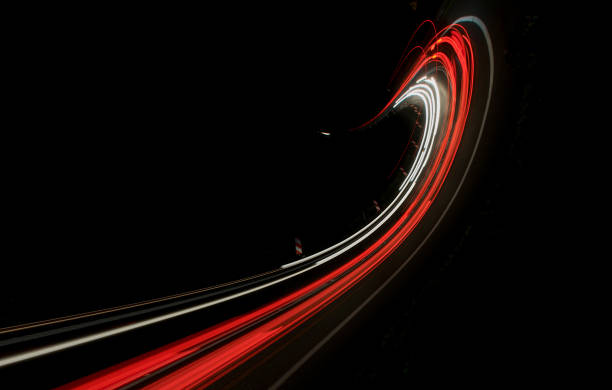 lights of cars with night.long exposure lights of cars with night.long exposure Long Time Exposure stock pictures, royalty-free photos & images