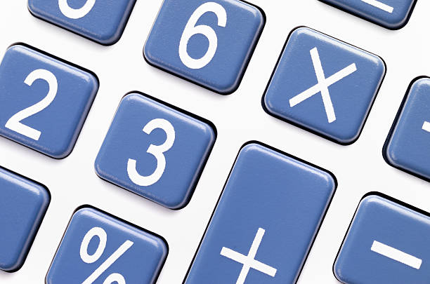 istock Close up photograph of the buttons on a basic calculator 118116070