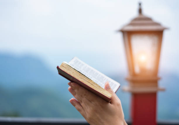 istock Women reading the Holy Bible,Reading a book. 1181168090