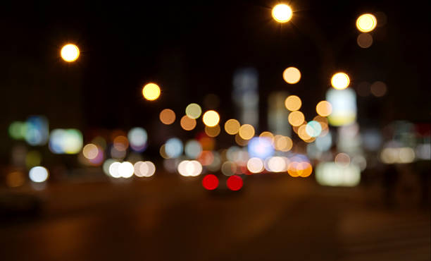 istock Blurred city lights at nighttime 118117628