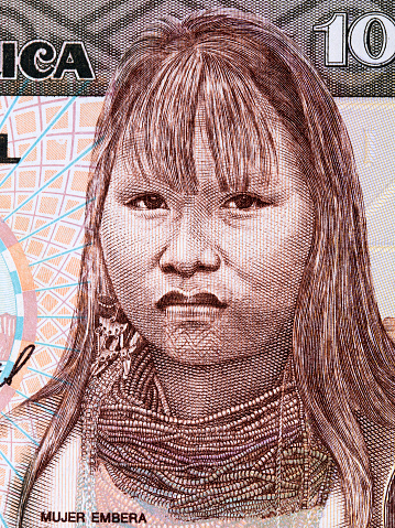 Mujer Embera a portrait photo