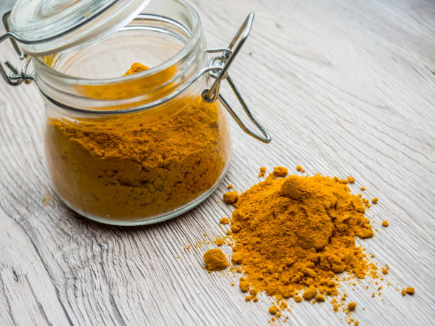 istock oriental Curcuma Spice in a glas 1181180707