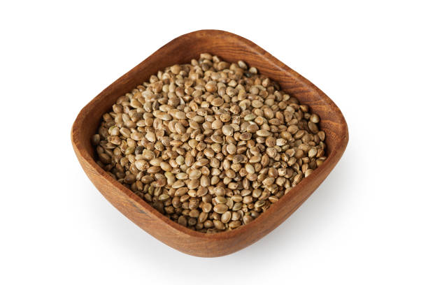 istock Organic hemp seeds 1181181067