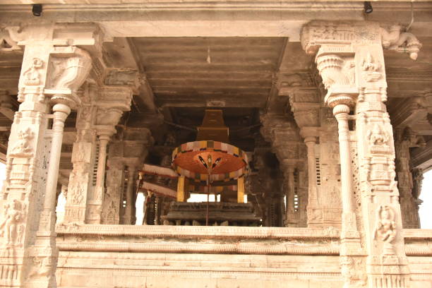 хр�ам камакши амман, канчипурам, тамилнад, индия - tamil nadu tamil temple amman стоковые фото и изображения