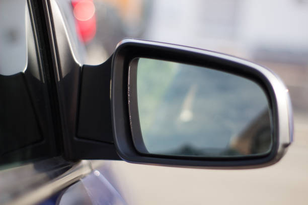 istock Side rear view mirror on the car 1181189188