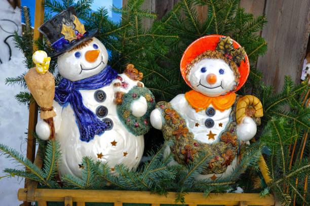 istock romantic Christmas decoration at market 1181190226