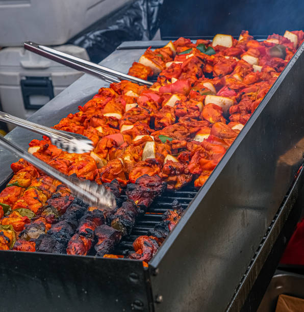 istock Grilling Chicken Skewers 1181201391