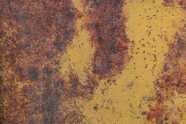 istock Background of rusty metal and old cracked paint 1181201784
