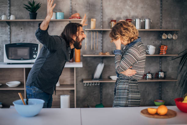 istock Boyfriend is angry at girlfriend 1181208764