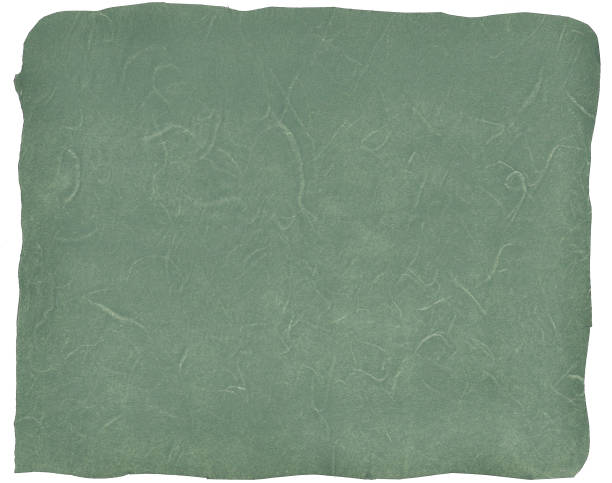 istock Dark green Korean traditional paper with rounded border 1181209136