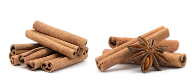 istock Cloves, anise and cinnamon isolated on white background 1181209422