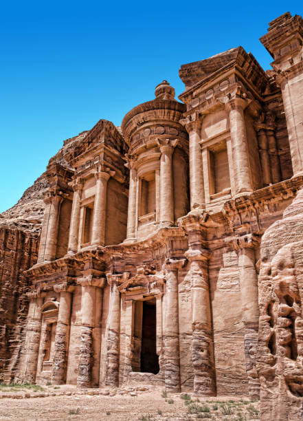 istock Ancient temple in Petra, Jordan 1181209555