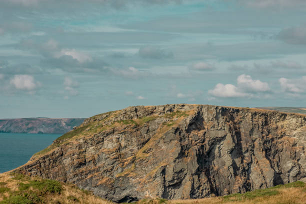 istock Tintagel cliffs and seascape in Cornwall, UK 1181209672