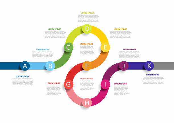 infografik-designvorlage mit platz für ihre daten. vektor-illustration. - 11 stock-grafiken, -clipart, -cartoons und -symbole