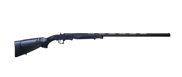 istock Modern bolt carbine isolated in white background 1181212692