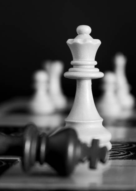 istock Chess photographed on a chessboard 1181214136