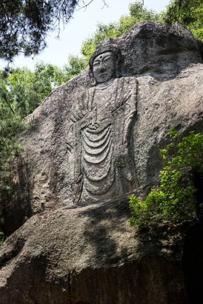 istock Samtae-ri Standing Rock-carved Buddha 1181214190