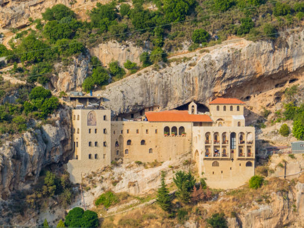 istock Hamatoura Monastery. Kousba, Lebanon 1181215310