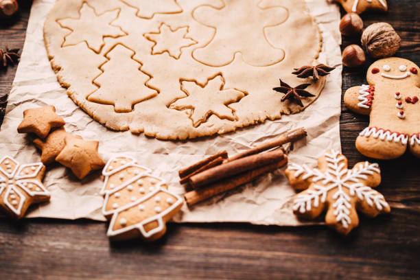 istock Gingerbread dough for Christmas cookies 1181217903