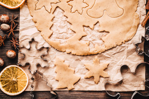 istock Gingerbread dough for Christmas cookies 1181217915