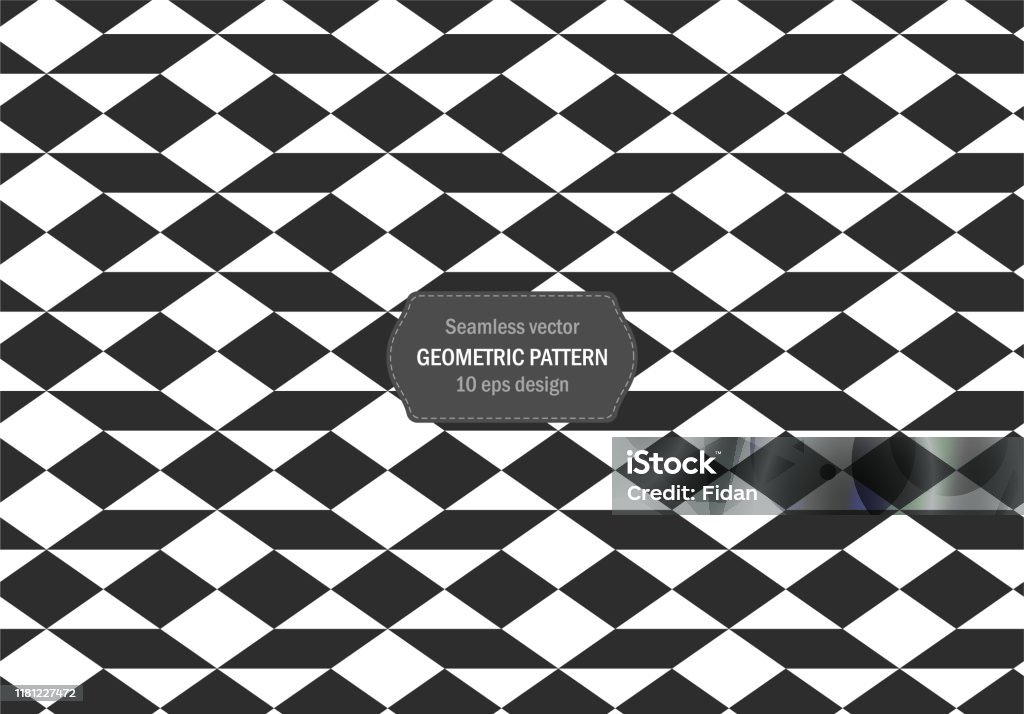 Triangular Checker Pattern Seamless Vector Triangles Pattern Repeat Checkered Pattern 10 Eps ...