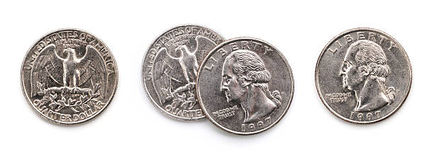 istock American coins, US quarter 118122774