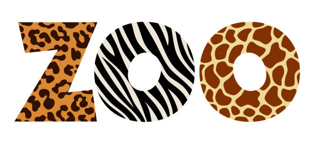 ilustrações de stock, clip art, desenhos animados e ícones de animal letters zoo - fur type