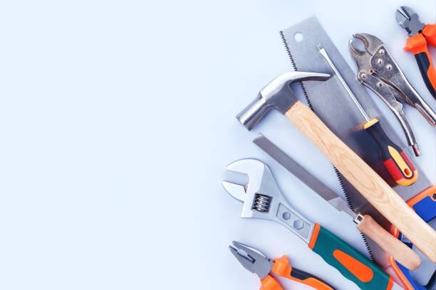 istock Repair and maintenance concept. Different Tools. Copy space. 1181229717