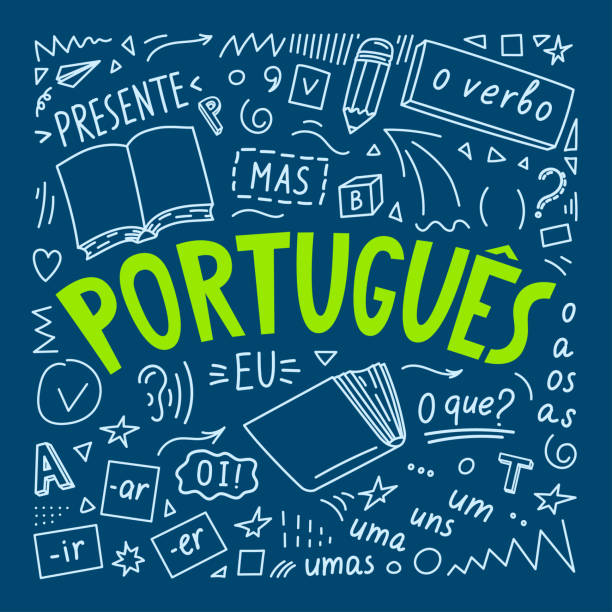 포르투갈어 - 포르투갈어 일러스트 stock illustrations
