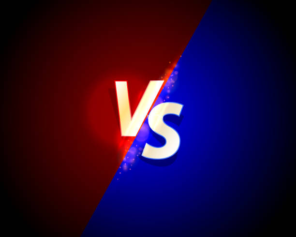 istock Versus game cover, banner sport vs, team concept. 1181232920