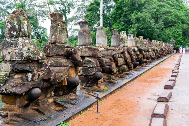 istock Angkor Thom Bridge cambodia 1181234759