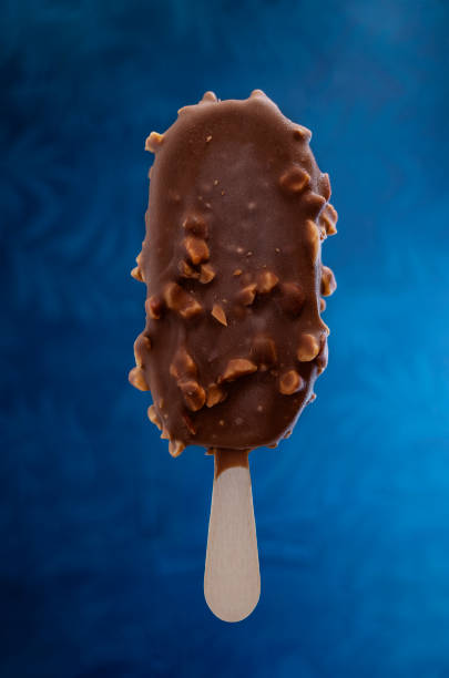 istock Chocolate ice cream with milk and almonds 1181235905