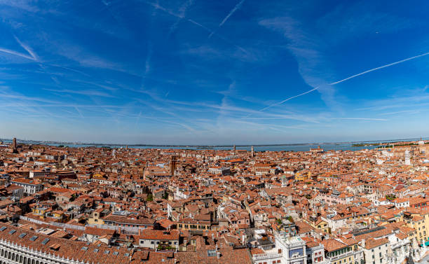 istock Venice aerial view panorama cityscape from tower 1181236441