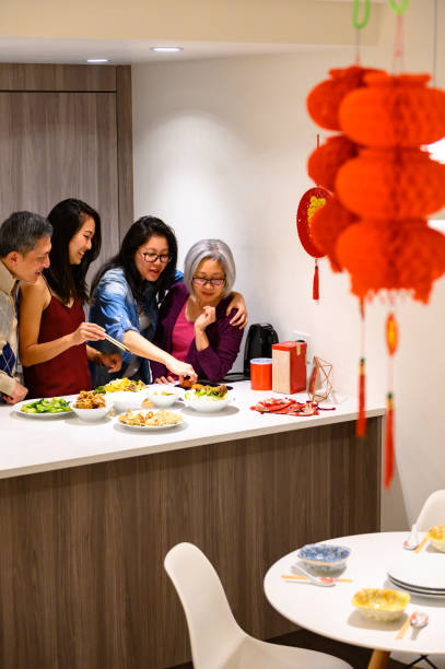 istock Family preparing for Chinese New Years 1181238039