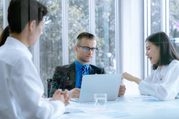 istock Businessman stressed because of work problems and profit losses 1181238549