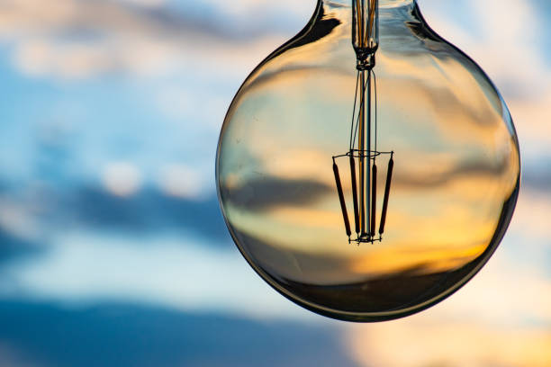 istock Beautiful sunset in a light bulb 1181239795