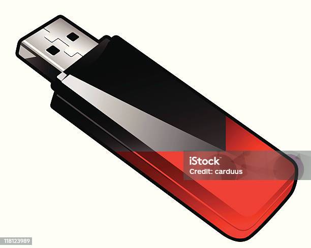 Rosso Flash Card - Immagini vettoriali stock e altre immagini di Attrezzatura - Attrezzatura, Attrezzatura per l'informazione, Brillante