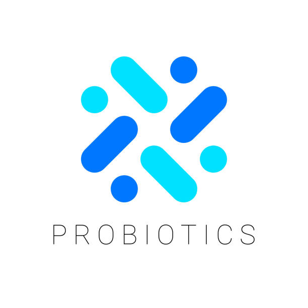 пребиотический значок - probiotics stock illustrations