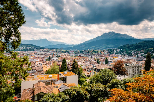istock summer panorama of Lucerne in Switzerland 1181245497