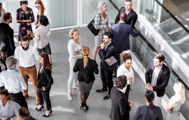 Business People Business People at a Conference Event entrance hall stock pictures, royalty-free photos & images