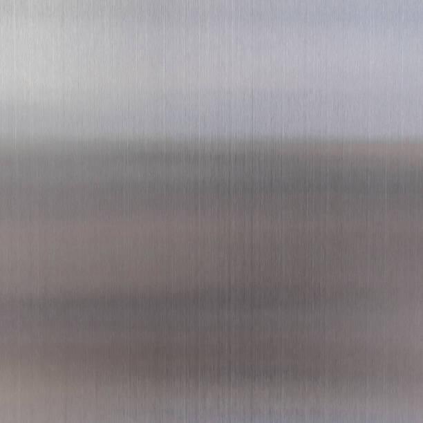 istock Closed up shiny aluminium texture. 1181251453