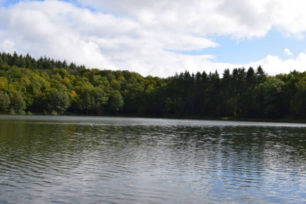 istock caldera lake Holzmaar 1181252487