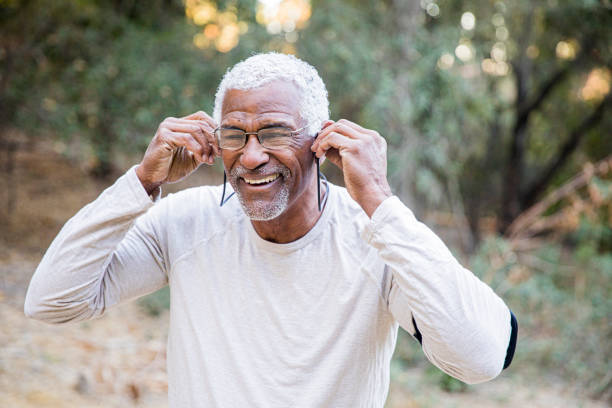 istock Senior Black Man in the woods 1181252955