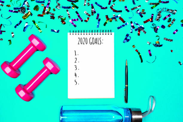 istock Goals list for New Year Holiday. 1181252988