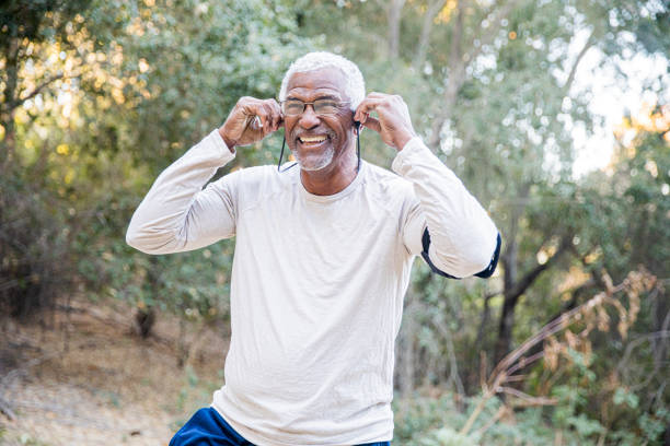istock Senior Black Man in the woods 1181253612