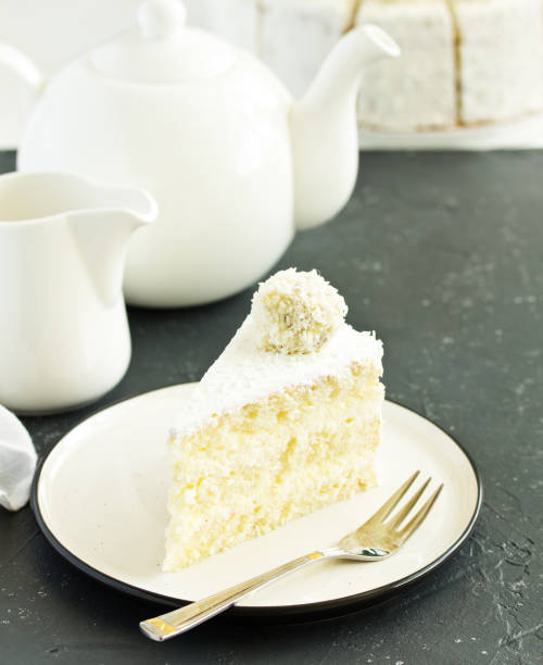 istock Coconut homemade cake. selective focus. 1181255554