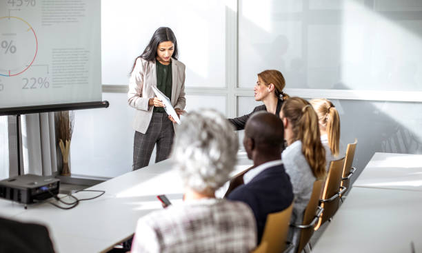 istock Business People at a Seminar 1181255613